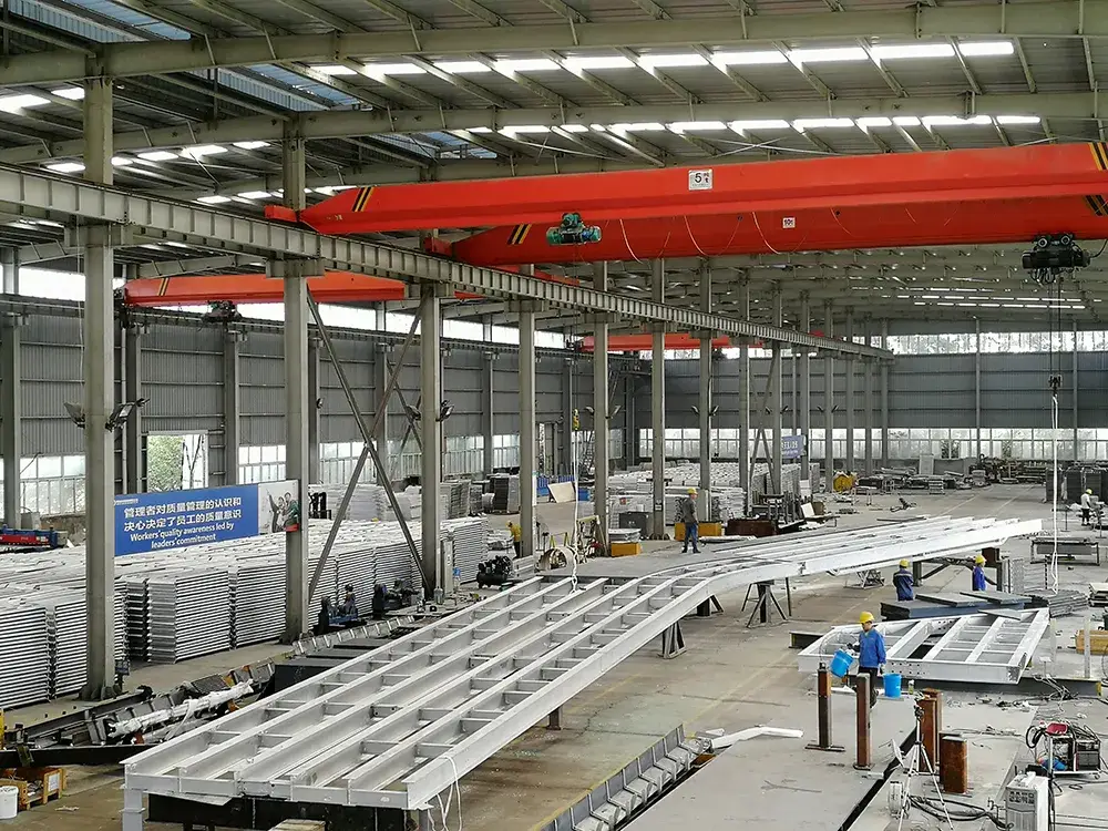 Fabricación industrial de estructuras de acero
