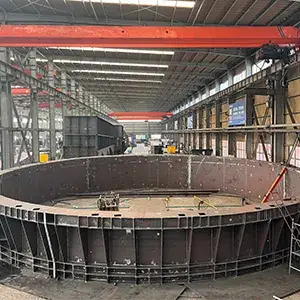 Fabricación de estructuras metálicas para túneles