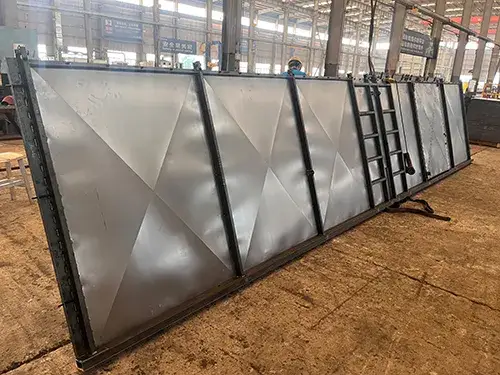 Panel de campana de celda electrolítica de acero al carbono