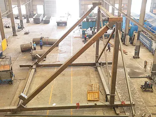 Premontaje de estructura tipo A