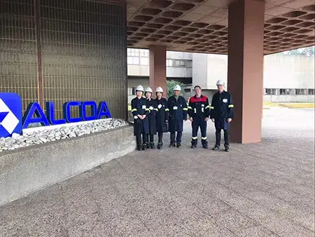 Visita a la planta de Alcoa