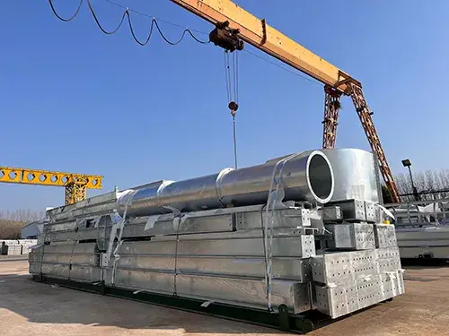 Embalaje después del galvanizado por inmersión en caliente