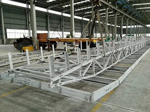 Cinta transportadora de acero inoxidable para puertos