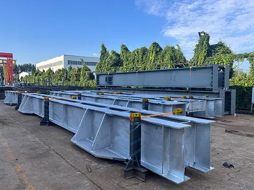 Vigas de plataforma para grúa