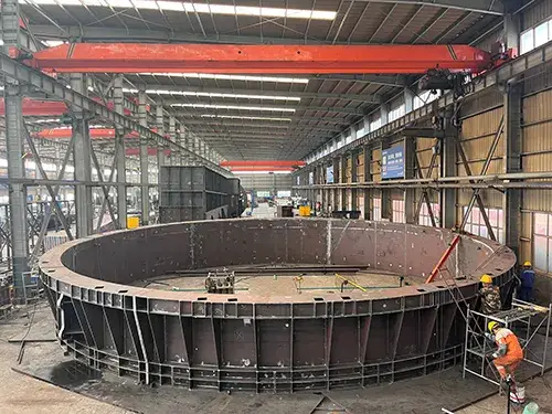 Premontaje de anillo de túnel