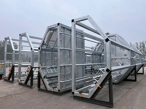 Escalera de acero galvanizado